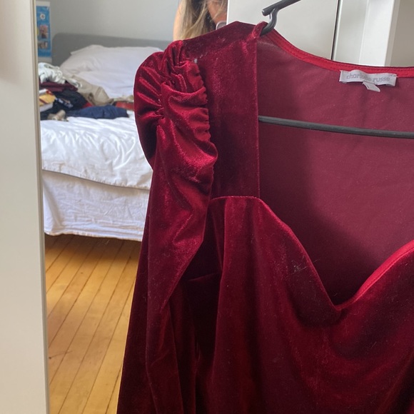 Velvet body suit - Picture 2 of 2